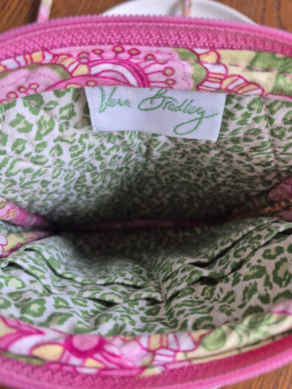 Vera Bradley Petal Pink Crossbody Purse (2006) - Picture 10 of 12